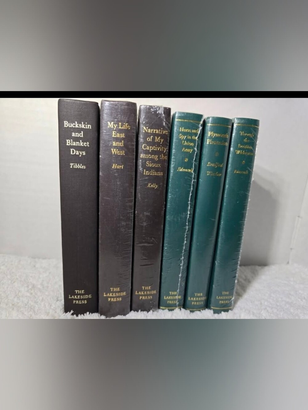 The Lakeside Press Classics R.R. Donnelley & Sons Lot of 6 Books NEW/SEALED